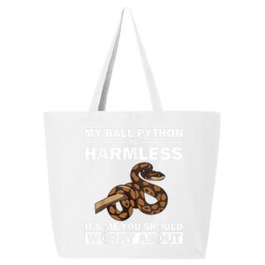 Funny Ball Python Design Snake Lover Men Women Boy Girl 25L Jumbo Tote