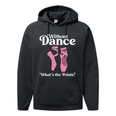 Funny Ballet Pointe For Ballerina Ballet Dancer Performance Fleece Hoodie