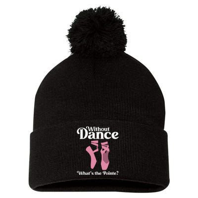 Funny Ballet Pointe For Ballerina Ballet Dancer Pom Pom 12in Knit Beanie