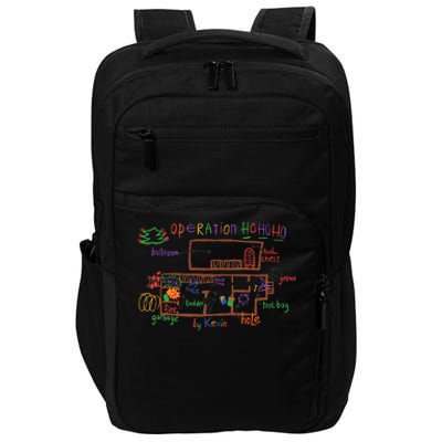 Funny Battle Plan Christmas Home Hand Dawn Alone Xmas Impact Tech Backpack