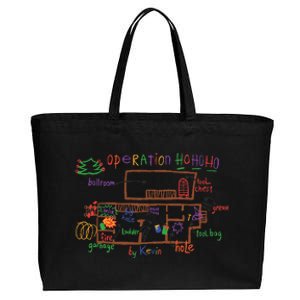 Funny Battle Plan Christmas Home Hand Dawn Alone Xmas Cotton Canvas Jumbo Tote