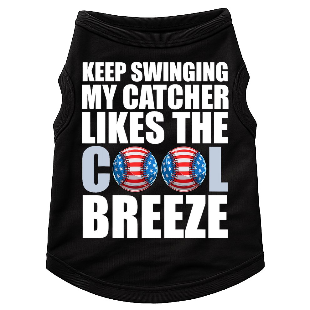 Funny Baseball Pitcher Pitching Doggie Tank