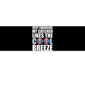 Funny Baseball Pitcher Pitching Bumper Sticker