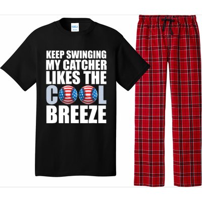 Funny Baseball Pitcher Pitching Pajama Set