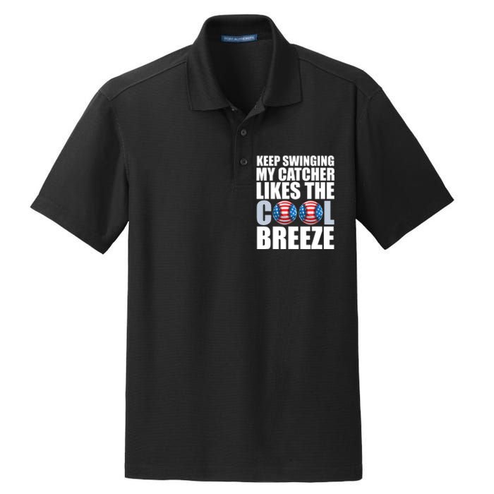 Funny Baseball Pitcher Pitching Dry Zone Grid Polo