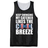 Funny Baseball Pitcher Pitching Mesh Reversible Basketball Jersey Tank