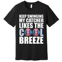 Funny Baseball Pitcher Pitching Premium T-Shirt