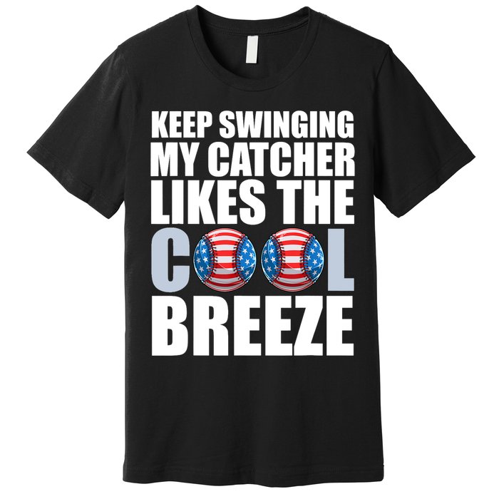 Funny Baseball Pitcher Pitching Premium T-Shirt