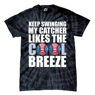 Funny Baseball Pitcher Pitching Tie-Dye T-Shirt