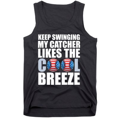 Funny Baseball Pitcher Pitching Tank Top