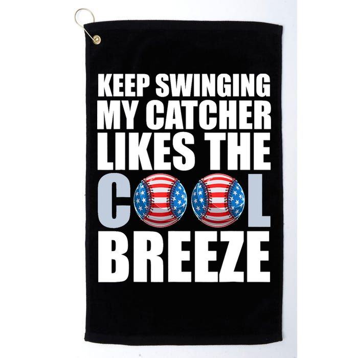 Funny Baseball Pitcher Pitching Golf Towel