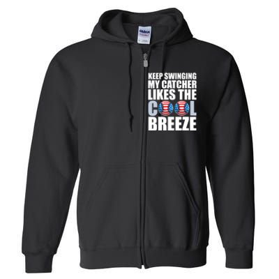 Funny Baseball Pitcher Pitching Full Zip Hoodie