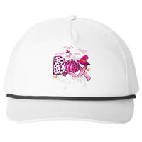 Funny Boo Pumpkin Witch Pink Ribbon Breast Cancer Halloween Snapback Five-Panel Rope Hat