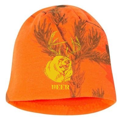 Funny Bear Plus Deer Equals Beer Deer Hunting USA Hunter Kati - Camo Knit Beanie