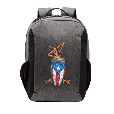 Funny Boricua Puerto Rican Coqui Taino Flag Vector Backpack