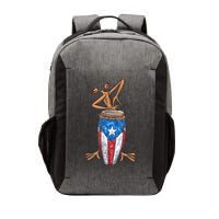 Funny Boricua Puerto Rican Coqui Taino Flag Vector Backpack