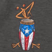 Funny Boricua Puerto Rican Coqui Taino Flag Vector Backpack