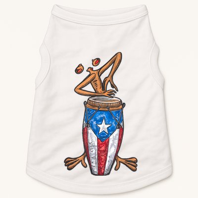 Funny Boricua Puerto Rican Coqui Taino Flag Doggie Tank