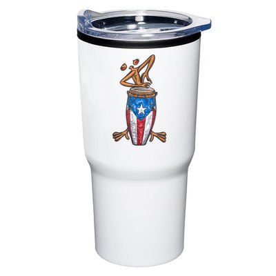 Funny Boricua Puerto Rican Coqui Taino Flag Tumbler