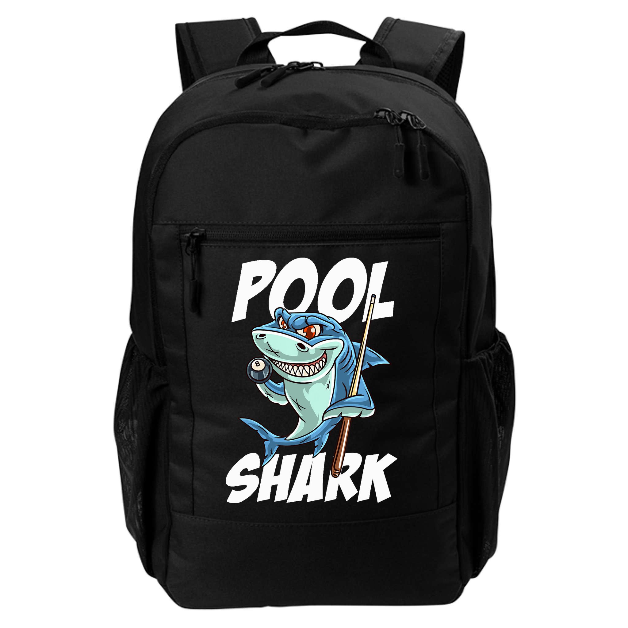 Funny Billiards Pool Shark Snooker Hall Joke Billiard Backpack