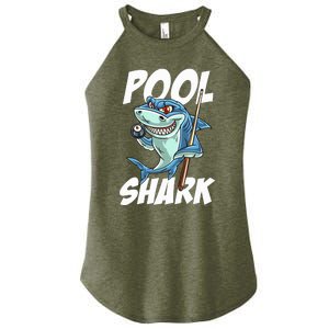 Funny Billiards Pool Shark Snooker Hall Joke Billiard Women's Perfect Tri Rocker Tank