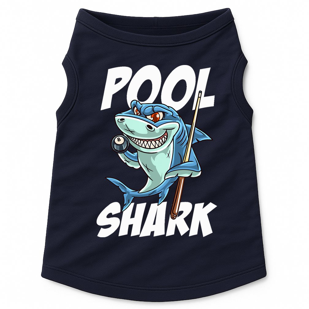 Funny Billiards Pool Shark Snooker Hall Joke Billiard Doggie Tank