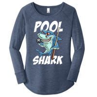 Funny Billiards Pool Shark Snooker Hall Joke Billiard Women's Perfect Tri Tunic Long Sleeve Shirt