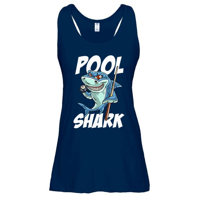 Funny Billiards Pool Shark Snooker Hall Joke Billiard Ladies Essential Flowy Tank