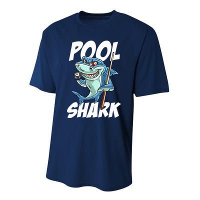 Funny Billiards Pool Shark Snooker Hall Joke Billiard Performance Sprint T-Shirt