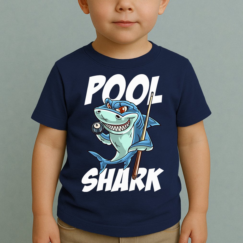 Funny Billiards Pool Shark Snooker Hall Joke Billiard Toddler T-Shirt