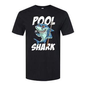 Funny Billiards Pool Shark Snooker Hall Joke Billiard Softstyle® CVC T-Shirt