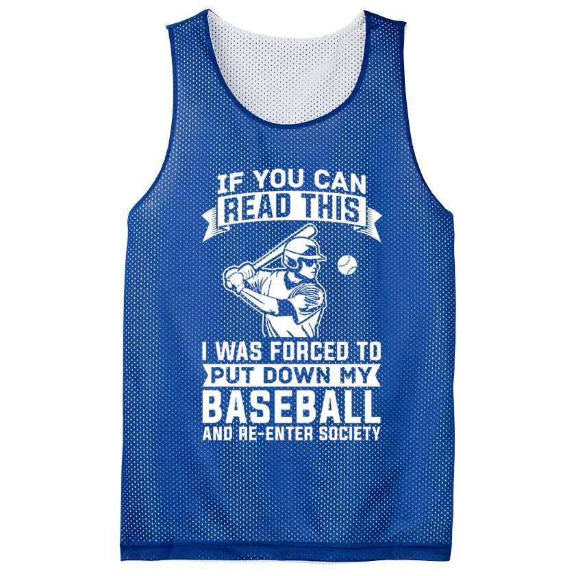 Funny Baseball Player Funny Gift Baseballer Meaningful Gift Mesh Reversible Basketball Jersey Tank