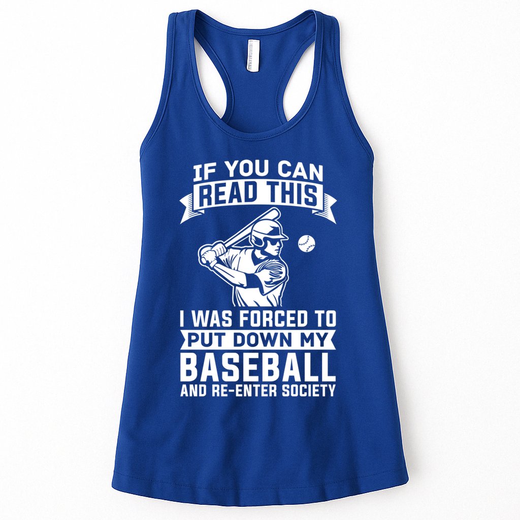 Funny Baseball Player Funny Gift Baseballer Meaningful Gift Womens Tank Top