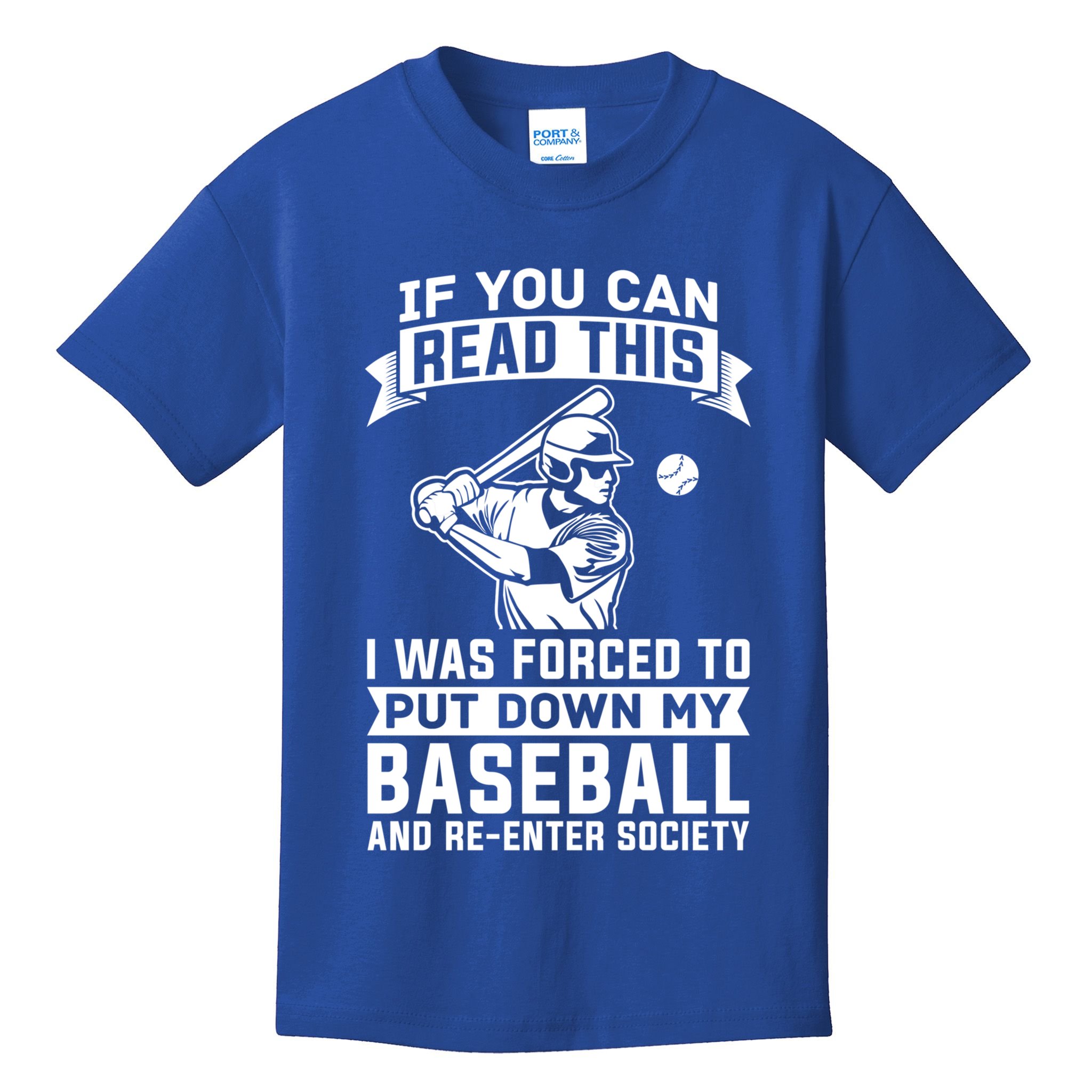 Funny Baseball Player Funny Gift Baseballer Meaningful Gift Kids T-Shirt