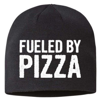 Fueled By Pizza Sustainable Beanie