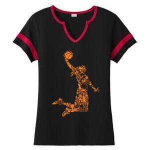 Female Basketball Player Ladies Halftime Notch Neck Tee