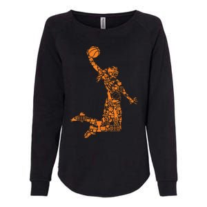 Female Basketball Player Womens California Wash Sweatshirt