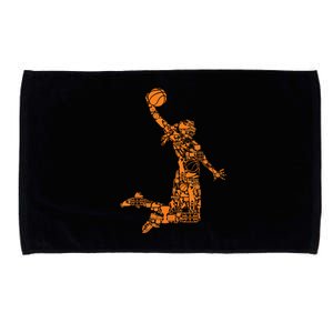 Female Basketball Player Microfiber Hand Towel