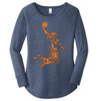 Female Basketball Player Women's Perfect Tri Tunic Long Sleeve Shirt