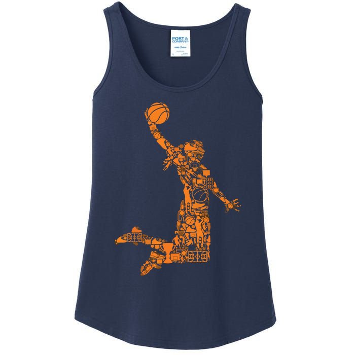 Female Basketball Player Ladies Essential Tank