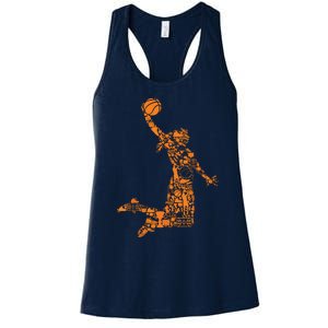 Female Basketball Player Women's Racerback Tank