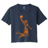 Female Basketball Player Women's Crop Top Tee