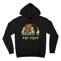 Funny Best Papi By Par Fathers Day Golf Lover Golfer Hoodie