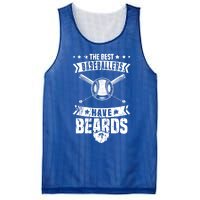 Funny Baseball Player Beard Gift Bearded Baseballer Cute Gift Mesh Reversible Basketball Jersey Tank