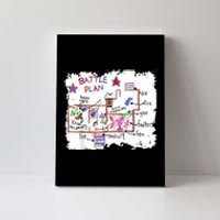 Funny Battle Plan Christmas Home Hand Dawn Alone Xmas Canvas