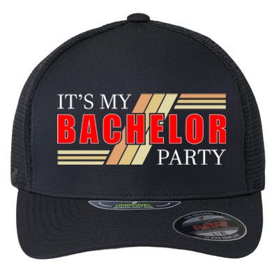 Funny Bachelor Party Graphic Flexfit Unipanel Trucker Cap