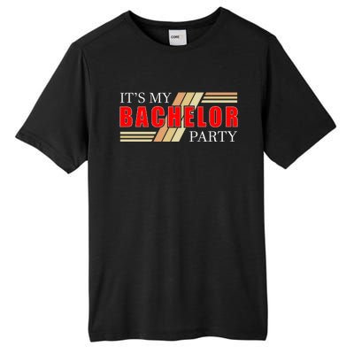 Funny Bachelor Party Graphic Tall Fusion ChromaSoft Performance T-Shirt