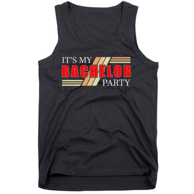 Funny Bachelor Party Graphic Tank Top