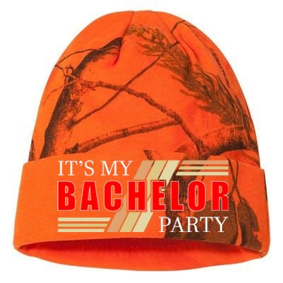 Funny Bachelor Party Graphic Kati Licensed 12" Camo Beanie