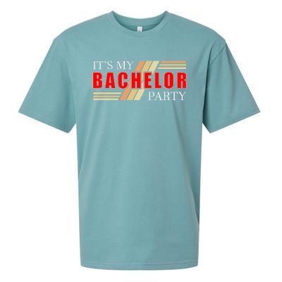 Funny Bachelor Party Graphic Sueded Cloud Jersey T-Shirt